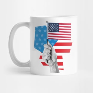 Hand Holding Flag Mug